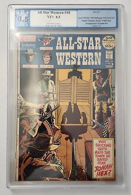 Buy DC All Star Western Comic #10 PGX Graded VF + 8.5 1st Jonah Hex! NICE • 659.34£