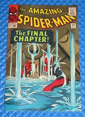 Buy Amazing Spider-Man #33 Facsimile Cover Marvel Reprint Newsprint Interior • 31.97£