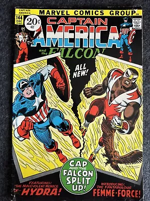 Buy Captain America #144 ***fabby Collection*** Grade Vf- • 17.99£