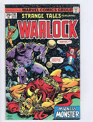 Buy Strange Tales #181 Marvel 1975 Featuring Warlock, ... Madness Monster ! • 15.81£
