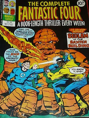 Buy The Complete FANTASTIC FOUR Comic - No 36 - Date 31/05/1978 - UK Marvel Comic • 4.99£