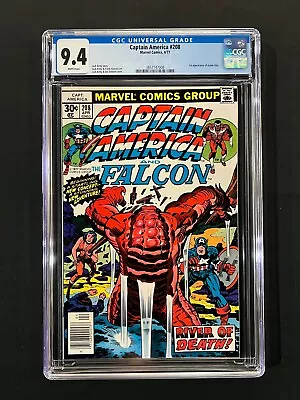 Buy Captain America #208 CGC 9.4 (1977) - 1st App Of Arnim Zola • 118.54£