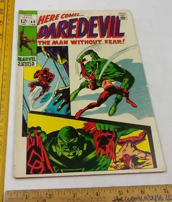 Buy Daredevil #49 F+ Comic Book 1960s Silver Age 1st Star Saxon And The Plastoid • 23.61£