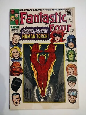 Buy Fantastic Four #54 3rd Appearance Black Panther! Marvel 1966 • 27.67£