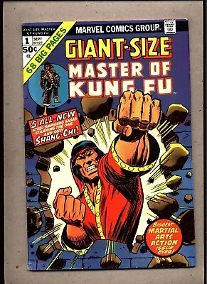 Buy Giant-size Master Of Kung Fu #1_september 1974_fine_shang-chi_bronze Age Marvel! • 1.20£