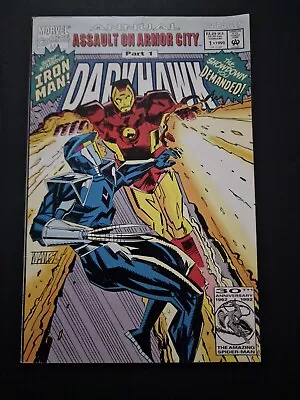 Buy Darkhawk Annual #1 'Assault On Armour City' Part 1 (1992) Marvel Comics • 3.95£