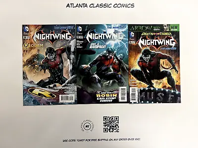 Buy 3 Nightwing DC Comic Books #16 17 18 Bat-man Cat-woman Robin Joker Flash 101 JS7 • 4.80£