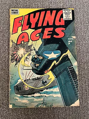 Buy Medal Comics - Flying Aces #3 1955 POOR JP • 13.43£