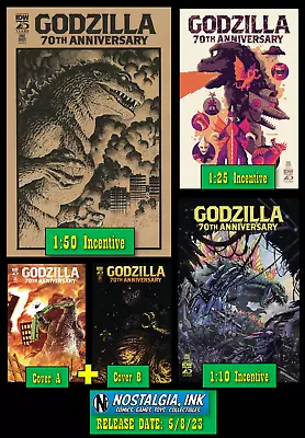 Buy Godzilla 70th Anniversary #1 Choose A+b, 1:10, 1:25, 1:50 Presale Proships 5/15 • 14.35£