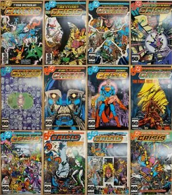 Buy Crisis On Infinite Earths #1 Thru 12 Signed By George Perez - High Grade Lot Cgc • 394.36£