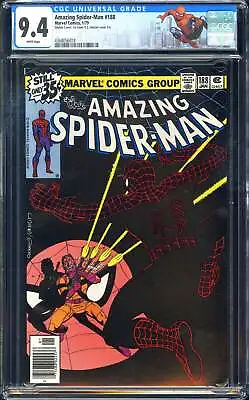 Buy Amazing Spider-Man #188 CGC 9.4 (1979) RARE Double Cover! L@@K! • 303.81£