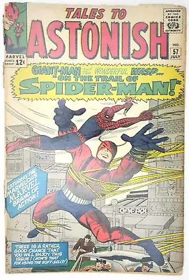 Buy Tales To Astonish #57 Early Spider-Man Appearance Marvel Comics (1964) • 44.95£