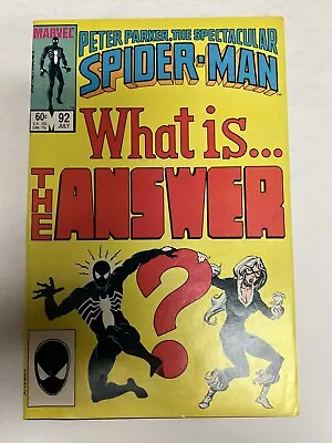 Buy Marvel - Peter Parker The Spectacular Spider-Man - Issue # 92 - 1984. • 9.09£