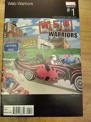 Buy Marvel Comics Web Warriors 1 Hip Hop Variant Cover • 19.99£