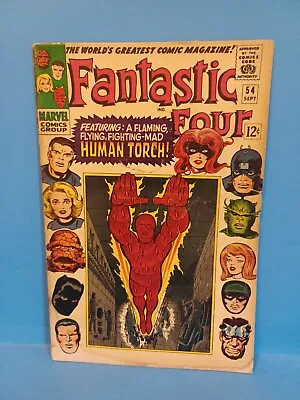 Buy Fantastic Four #54 First Evil Eye Appearance 1st 1966 . • 15.84£