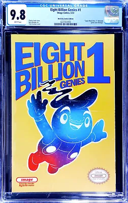 Buy Eight Billion Genies #1 ~ Super Mario Homage Variant /500 ~ CGC 9.8 WP • 445£