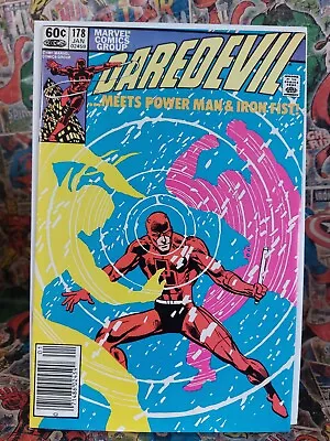 Buy Daredevil #178 NM- Marvel Newsstand Edition Iron Fist & Power Man • 17.95£