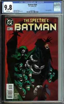 Buy Batman #540 Cgc 9.8 White Pages // Spectre  Appearance Dc 1999 • 95.94£
