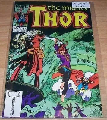 Buy Thor (1962-1996 1st Series ) #347...Published September 1984 By Marvel  • 10.95£