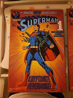 Buy SILVER BUFFALO DC Comics The New Adventures Of Superman #233 Wall Piece • 4.74£