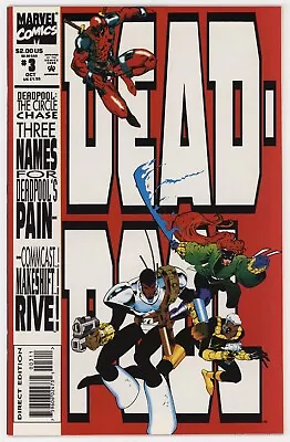 Buy Deadpool: The Circle Chase #3 VF+ 8.5 1993 Chris Eliopoulos Cover 1st Solo Mini • 6.71£