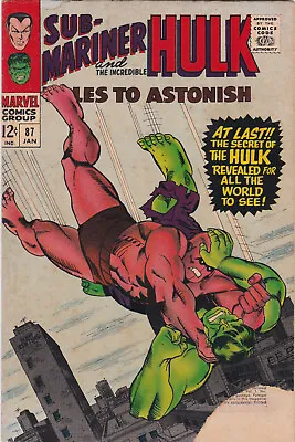 Buy Tales To Astonish 87 Marvel 1967 FN+ Namor Sub-Mariner Hulk Gil Kane Stan Lee • 18.35£