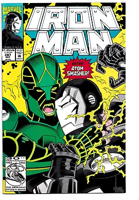Buy Iron Man #287 1992 Marvel Comics 1st App. Atom Smasher • 2.06£