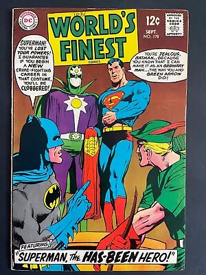 Buy Worlds Finest #178 Batman Superman DC 1968 Comics • 21.08£
