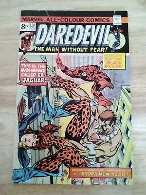 Buy Daredevil # 120 :  1st Appearance Of El Jaguar Marvel April 1975 : Black Widow  • 6.99£