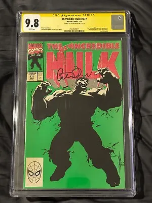 Buy Incredible Hulk #377 1st Appearance Professor Hulk CGC 9.8 Signed Peter David • 158.05£