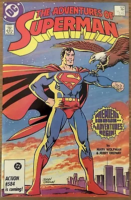 Buy * Adventures Of Superman #424 1st Cat Grant Supergirl TV Combine Shipping • 3.16£