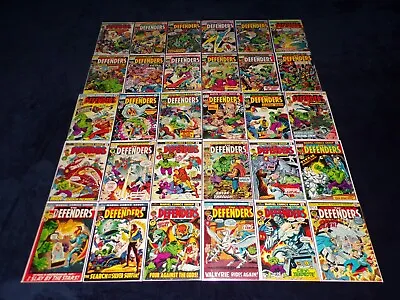 Buy The Defenders 1 - 152 Submariner Dr Strange Hulk Lot Marvel Comics Collection 10 • 953.21£