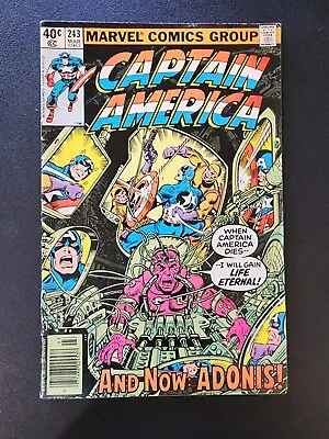 Buy Marvel Comics Captain America #243 March 1980 George Perez Cover • 3.16£