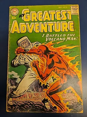 Buy My Greatest Adventure #36 DC Comics 1959 Volcano Man! • 7.99£