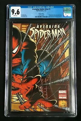 Buy Avenging Spider Man #1 Quesada 1:100 Variant CGC 9.6 3737278003 • 50£