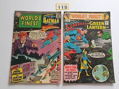 Buy WORLDS FINEST COMICS # 160 / 201  1966/71 12/15c  DC COMICS X 2 Z • 14.99£