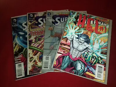 Buy DC COMICS (NEW 52) Superman 4 Comics = # 8, 12, 15, 23.3 (Hel #1) Lenticular • 6£