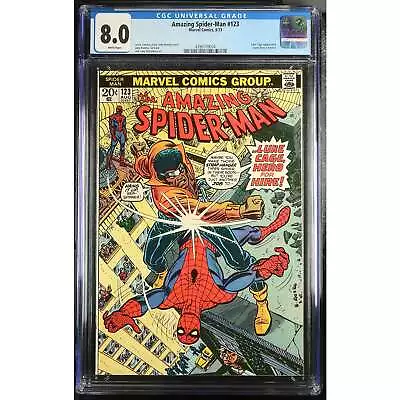 Buy Amazing Spider-Man #123 CGC Graded 8.0 Gwen Stacys Funeral Marvel Comics • 94.87£