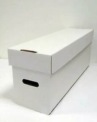 Buy 5 Long Comic Storage Boxes (comicare) - Hold 300 Comics Each (supply123-5) • 42.99£