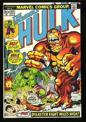 Buy Incredible Hulk (1962) #169 VF/NM 9.0 1st Bi-Beast! Marvel 1973 • 43.45£