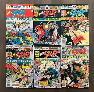 Buy 💥 All Star Comics # 58 - 63 1976 1st 2nd 3rd Appearance Power Girl Lot 💥 • 156.47£