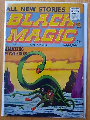 Buy BLACK MAGIC MAGAZINE Volume 7 #1 [40] VG/FN Prize Group Comics RARE! • 42.68£