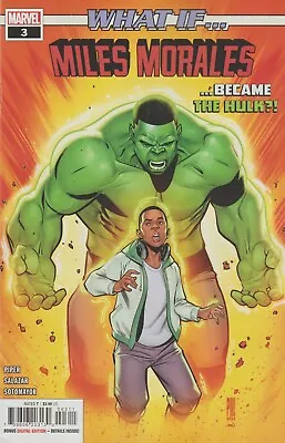 Buy Marvel Comics What If Miles Morales Hulk #3 July 2022 1st Print Nm • 5.25£