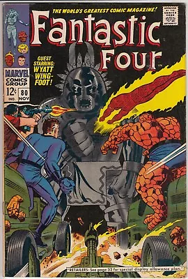 Buy Fantastic Four 80 - 1968 - Kirby - Very Fine   REDUCED PRICE • 44.99£