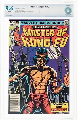 Buy Master Of Kung Fu #112 NEWSSTAND (Marvel, 1982) CBCS NM+ 9.86White Pages 🔥 Cgc • 53.76£