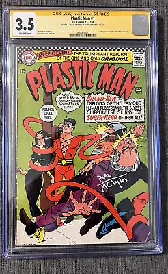 Buy Plastic Man #1 (1966) CGC 3.5 1st Appearance Signed By TV Mark Taylor • 159.90£
