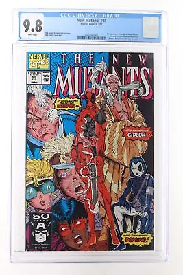 Buy New Mutants #98 - Marvel Comics 1991 CGC 9.8 1st Appearance Of Deadpool • 1,165.99£