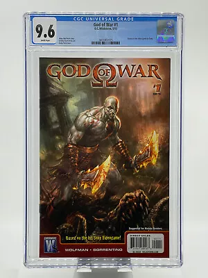 Buy God Of War #1  CGC 9.6 White Pages 1st Appearance Of Kratos • 158.11£