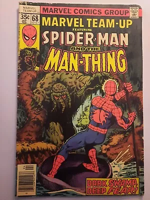 Buy Marvel Team-Up # 68 - Spider-Man & Man-Thing, 1st D’Spayre Good Condition  • 31.62£