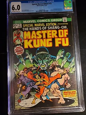 Buy Special Marvel Edition 15, 1st Appearance Of Shang Chi Master Of Kung Fu CGC 6.0 • 212.87£
